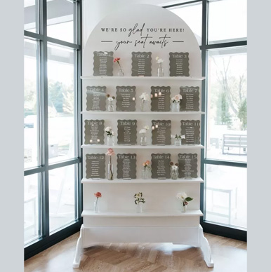 Seating Chart Wedding Event Rental