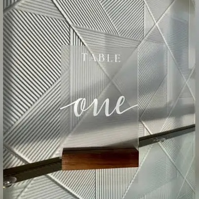 Table Numbers 4 Grand Rapids Event Rentals Venue Bella Giornata